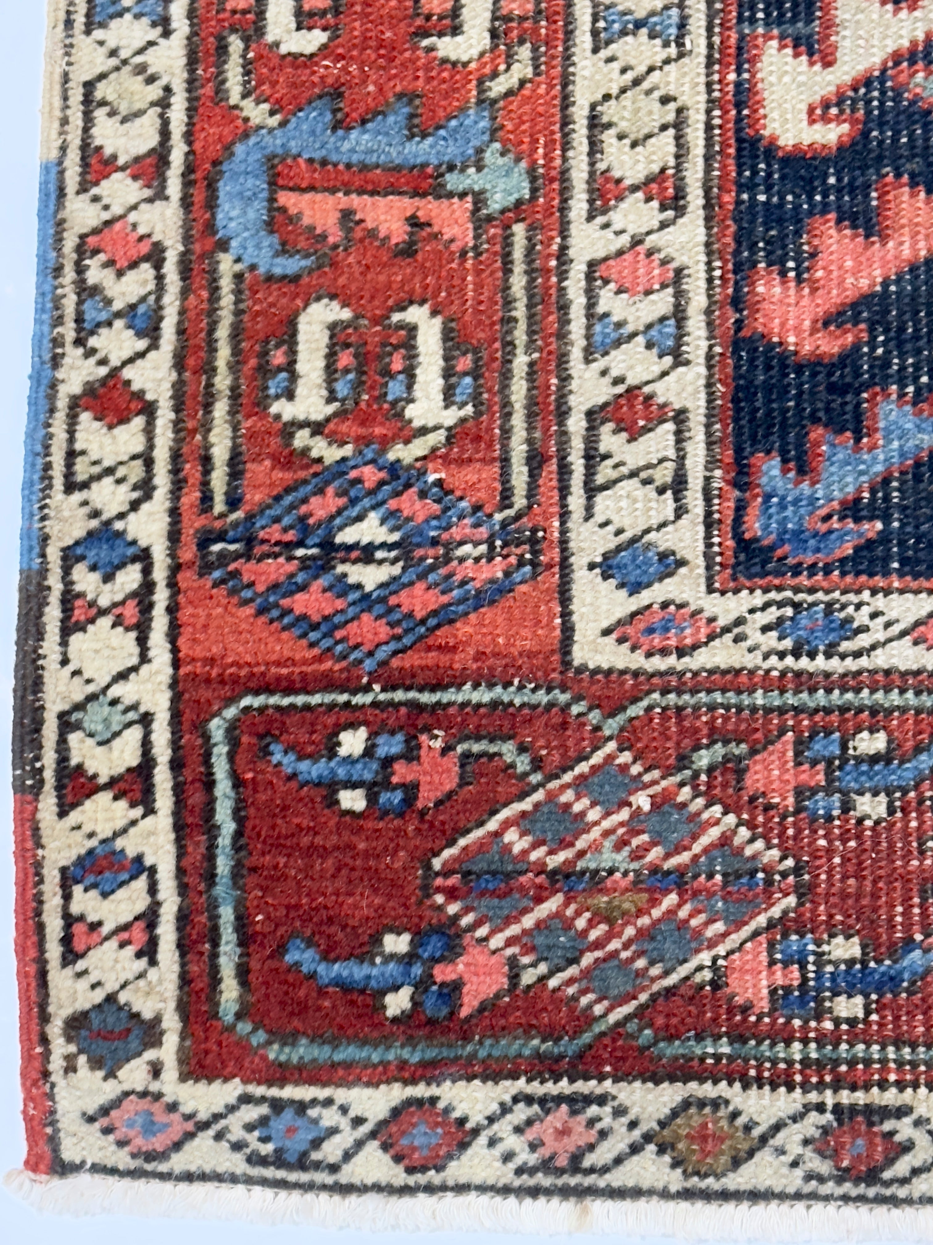 Antique  Heriz Rug 3'3" x 4' 6"