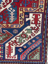 Antique Caucasian Kazak Rug 4' 4" x 6'10"