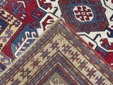 Antique Caucasian Kazak Rug 4' 4" x 6'10"