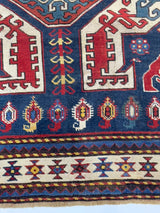 Antique Caucasian Kazak Rug 4' 4" x 6'10"