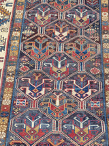 Antique Caucasian Kazak Rug 3' 5" x 6' 1"