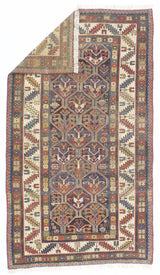 Antique Caucasian Kazak Rug 3' 5" x 6' 1"