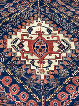 Antique Qashqai Rug 4' 11" x 7' 4"