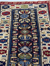 Antique Caucasian Kuba Zehour Rug 2' 11" x 5' 5''