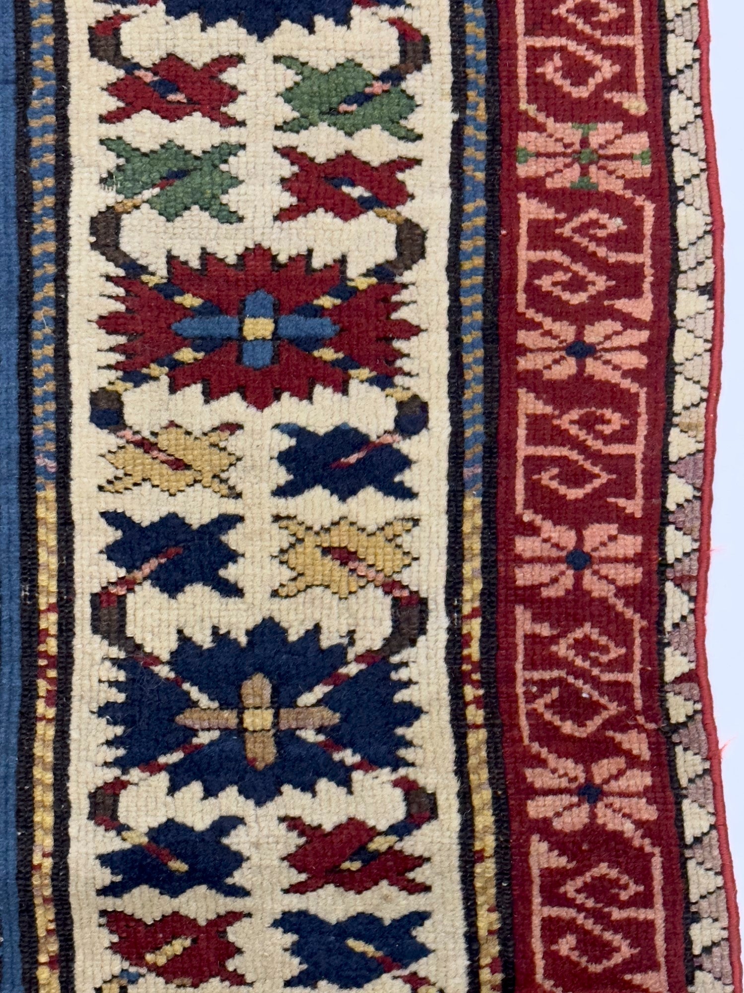 Antique Caucasian Kuba Zehour Rug 2' 11" x 5' 5''