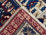 Antique Caucasian Kuba Zehour Rug 2' 11" x 5' 5''