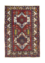 Antique Caucasian Kazak Rug 4'9" x 6' 11"