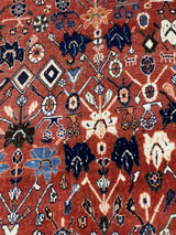 Antique  Tribal Khamseh Rug 4'11" x 7' 11"
