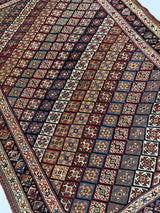 Antique  Khamseh Rug 4'9" x 8' 6"