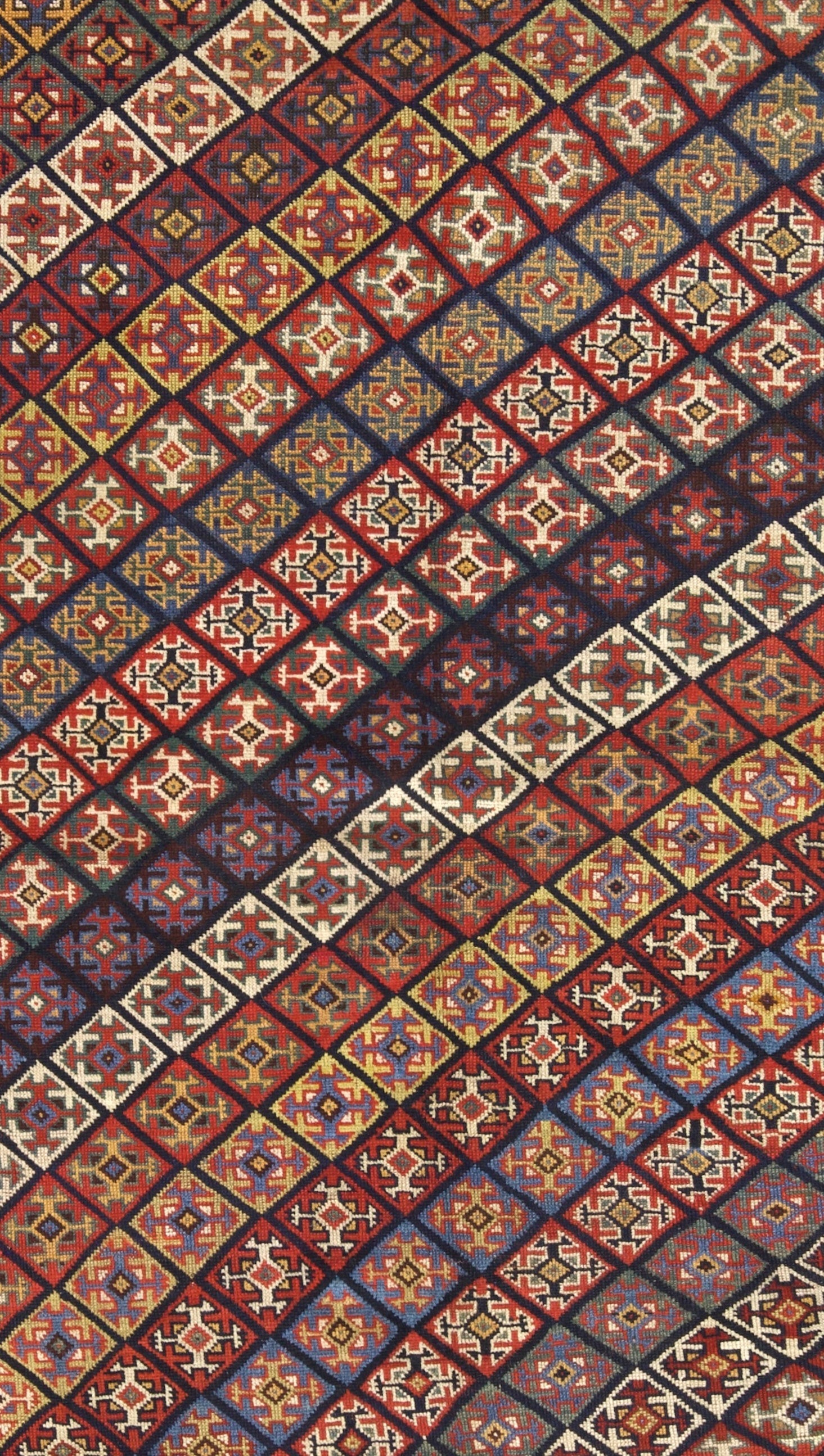 Antique  Khamseh Rug 4'9" x 8' 6"