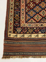 Antique  Khamseh Rug 4'9" x 8' 6"