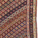 Antique  Khamseh Rug 4'9" x 8' 6"