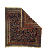 Antique  Afshar Rug 3'8" x 3' 10''