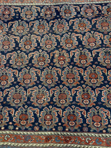Antique  Afshar Rug 3'8" x 3' 10''