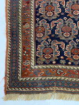 Antique  Afshar Rug 3'8" x 3' 10''
