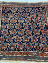 Antique  Afshar Rug 3'8" x 3' 10''