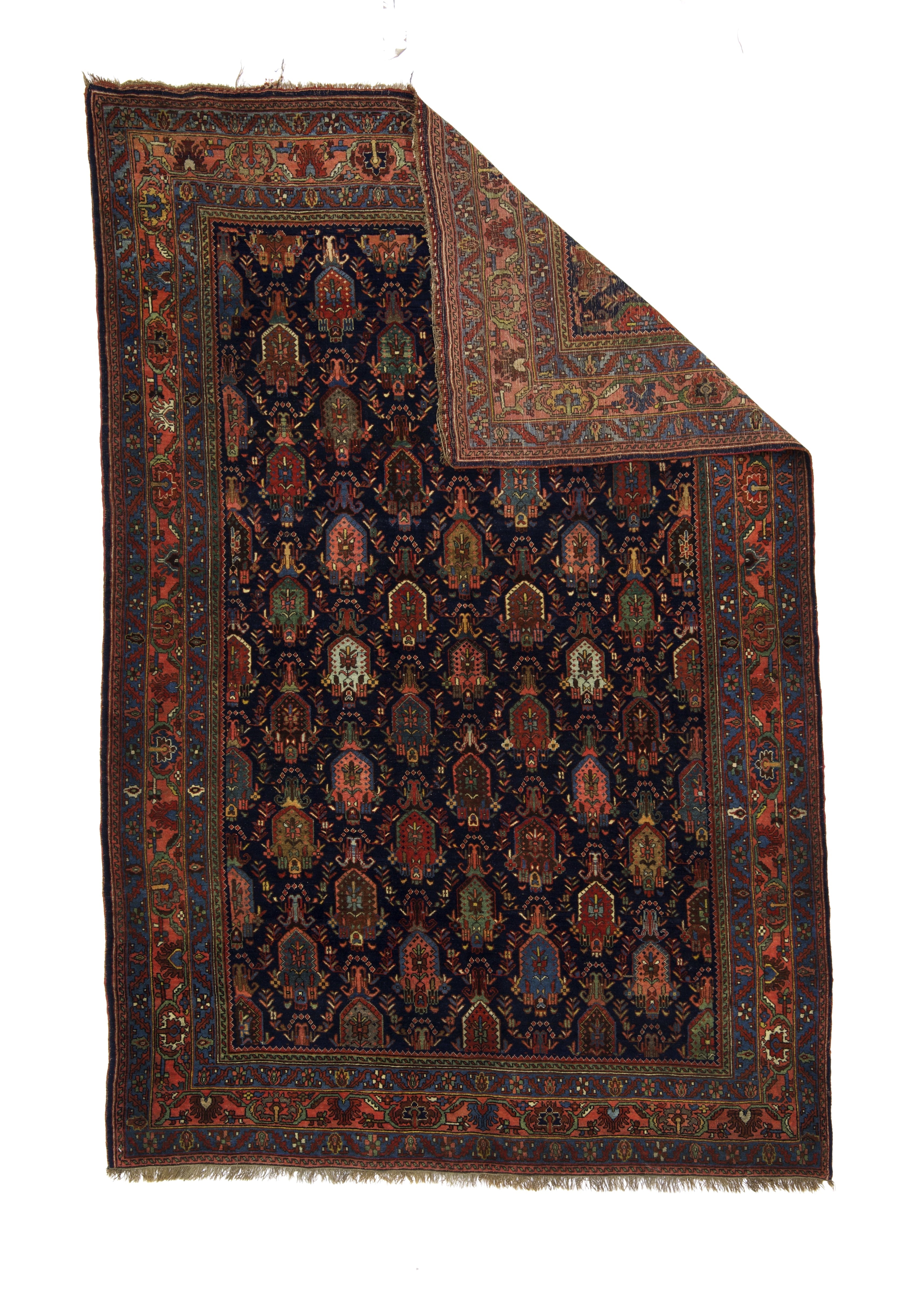 Antique  Bidjar Rug 4'10" x 7' 0"