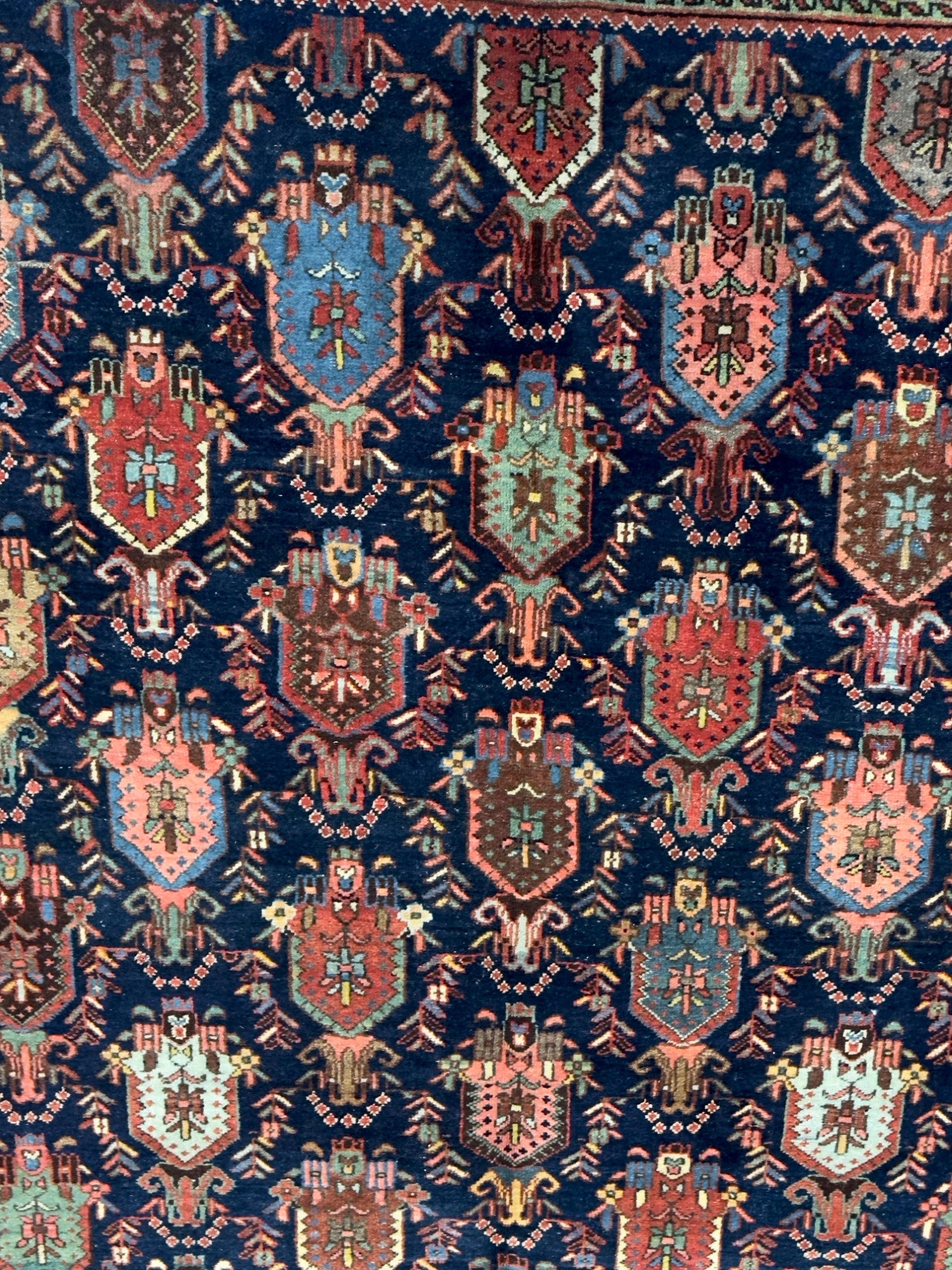 Antique  Bidjar Rug 4'10" x 7' 0"