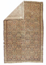 Antique Farahan Rug 3'9" x 5' 10''