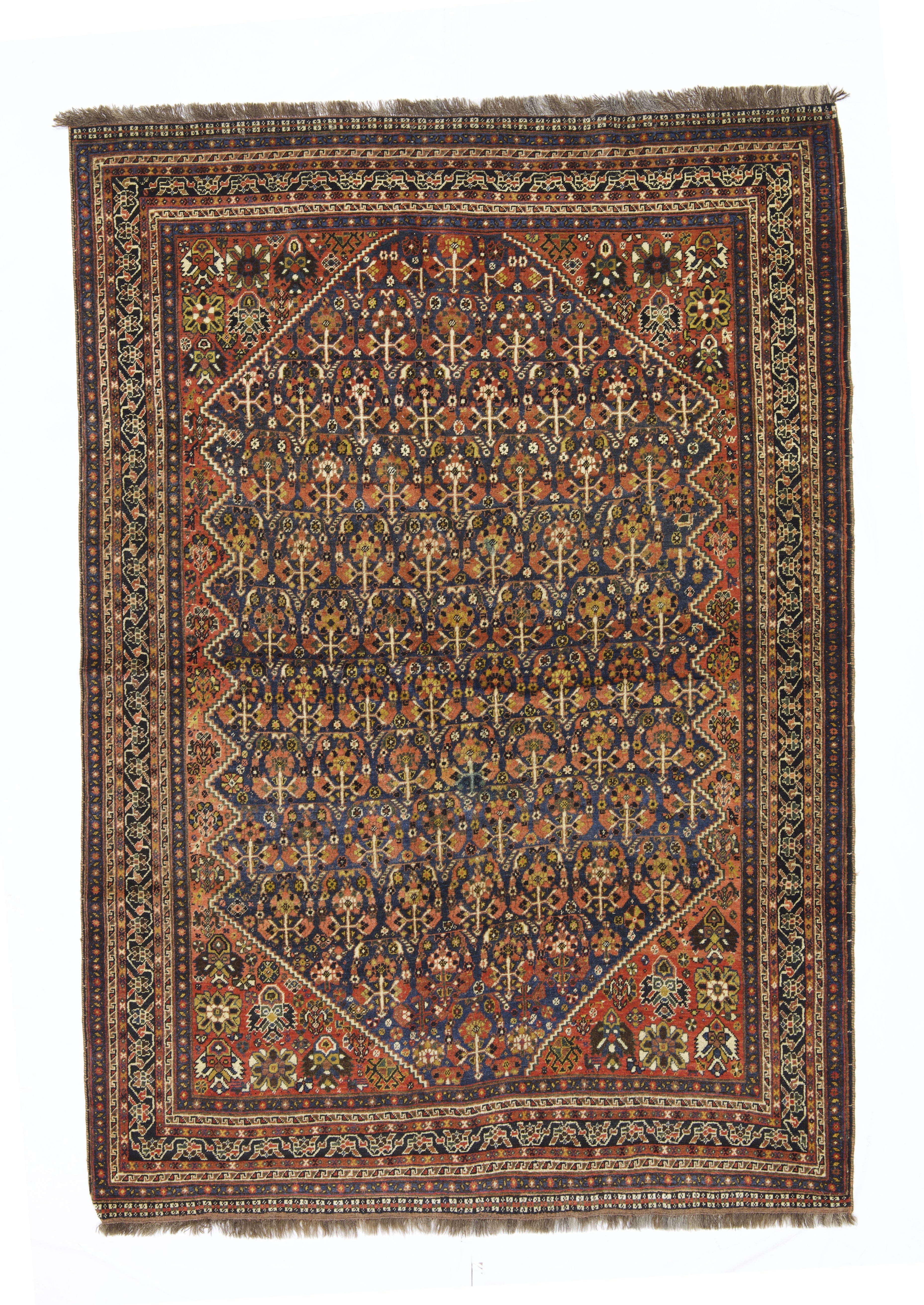 Antique SW  Qashqai Rug 5'4" x 7' 10"