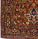 Antique  Isfahan Rug 4'6" x 7' 3"