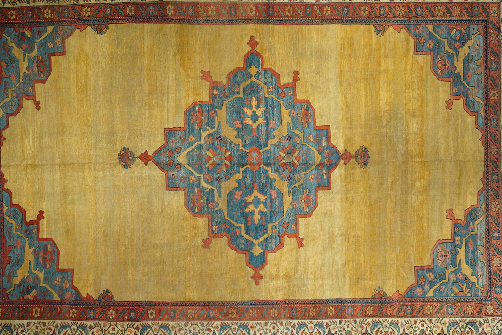 Antique  Sultanabad Rug 10'8'' x 14'9''