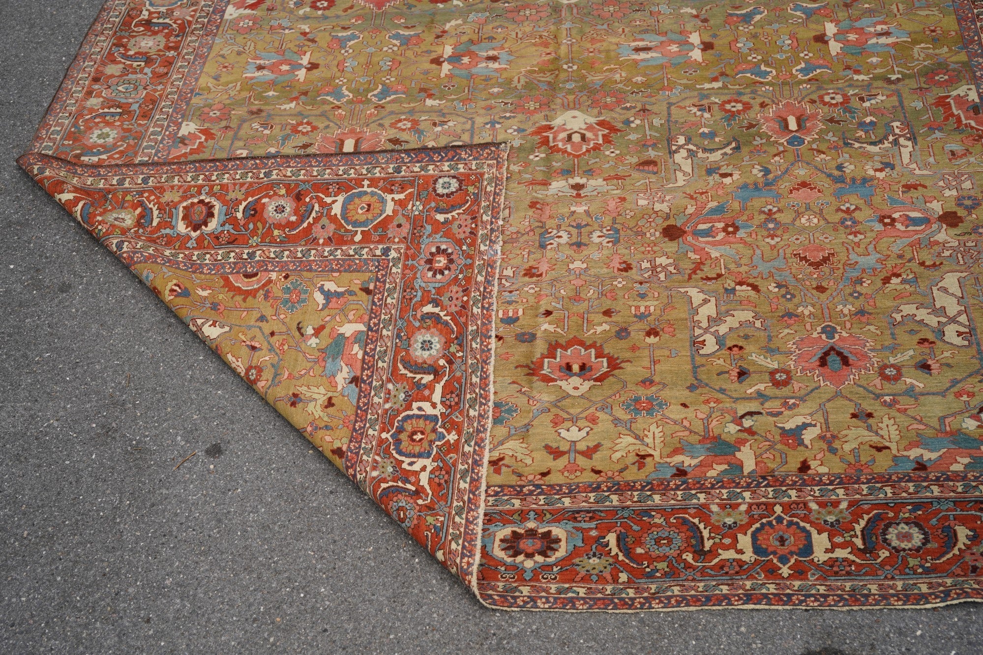Antique bakhshayesh Rug 11'6'' x 15'0''