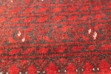 Fine Vintage Afghan Bokara Wool Rug 6'8'' x 9'6''
