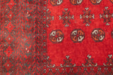 Fine Vintage Afghan Bokara Wool Rug 6'8'' x 9'6''