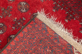 Fine Vintage Afghan Bokara Wool Rug 6'8'' x 9'6''