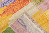 Fine Contemporary Turkish Kilim Flat Weave Wool Rug 5'6" x 7'11"