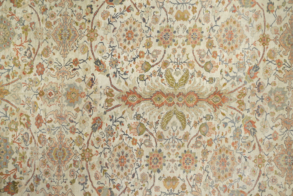Antique Ziegler Mahal Rug 9'9'' x 17'9''