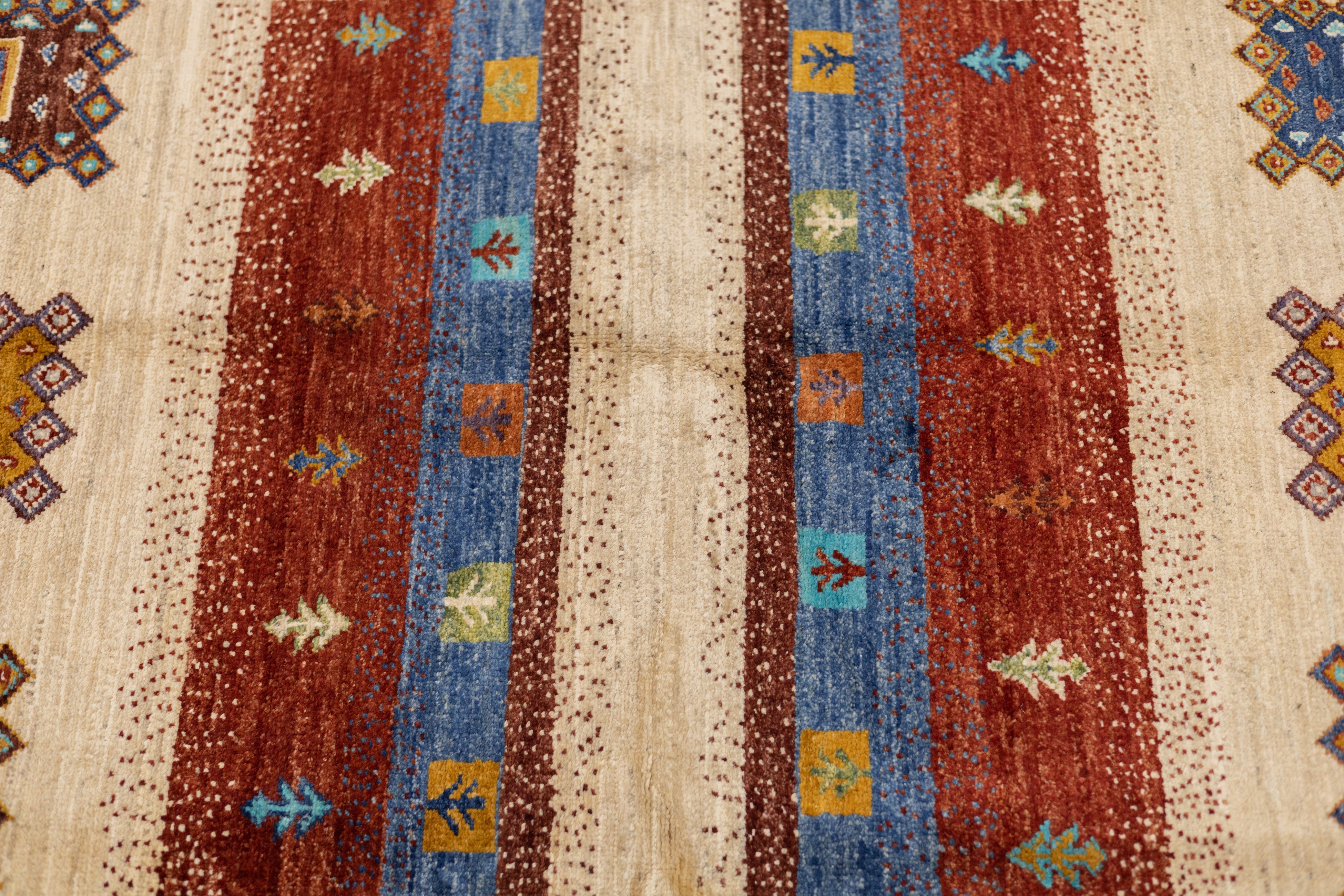 Fine  Gabbeh Rug 5'0" x 6'9''