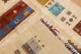 Fine  Gabbeh Rug 5'0" x 6'9''