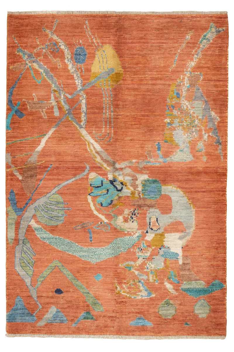 Art Deco Rug 4'1