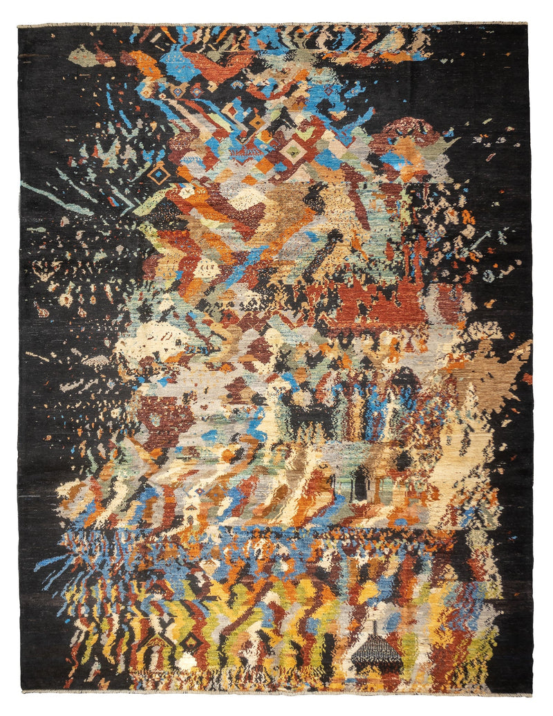 Fine Contemporary Wool Rug 8'6