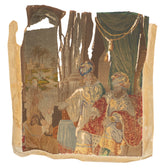 Antique French Tapestry 3'5" x 3'8''