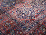 Antique Mohtasham Kashan Rug 13'3'' x 20'4''