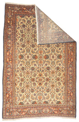 Antique Kashan Rug 6'9" x 9'3''