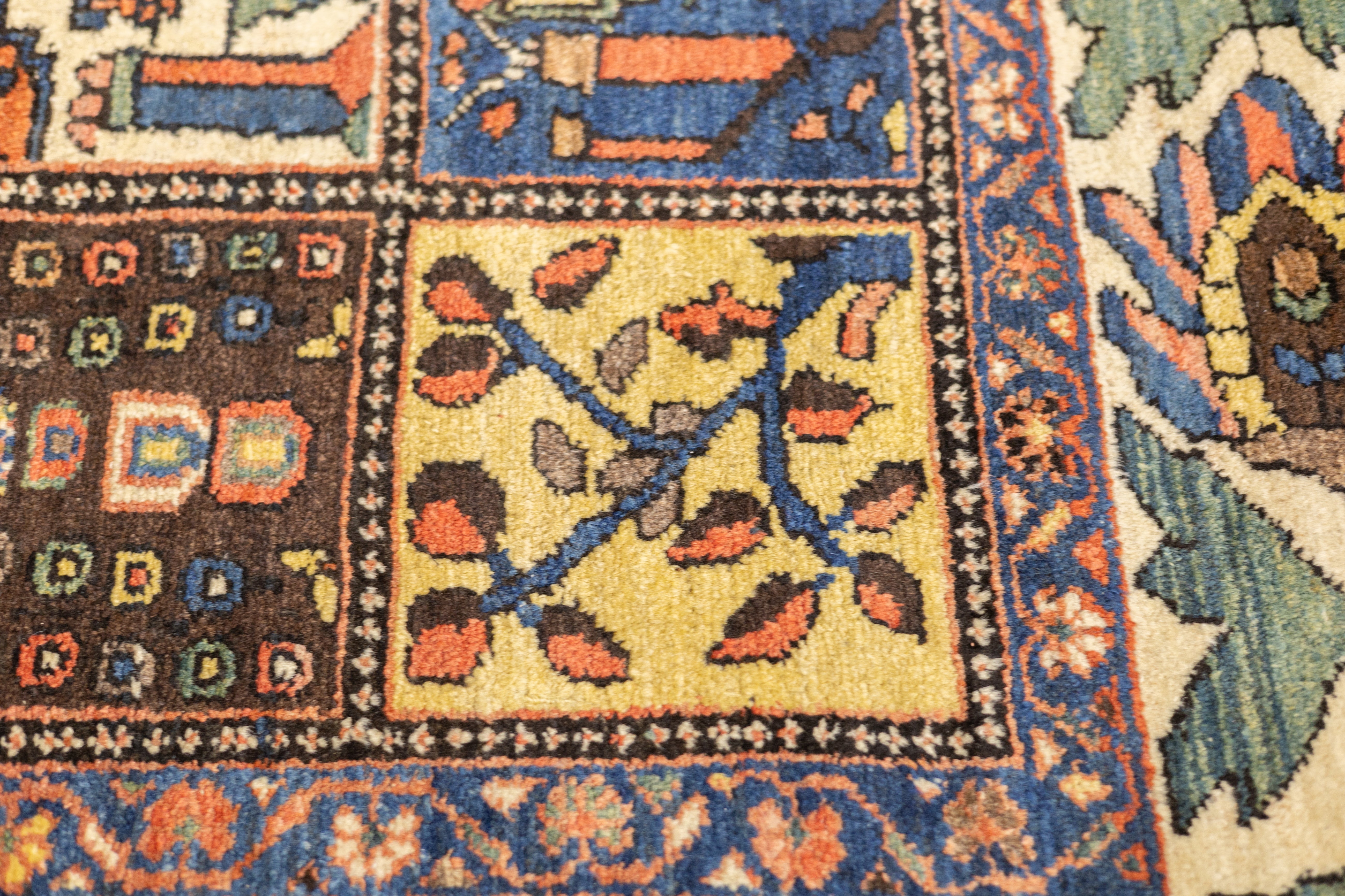 Antique Baktiari Rug 6'11'' x 9'9''