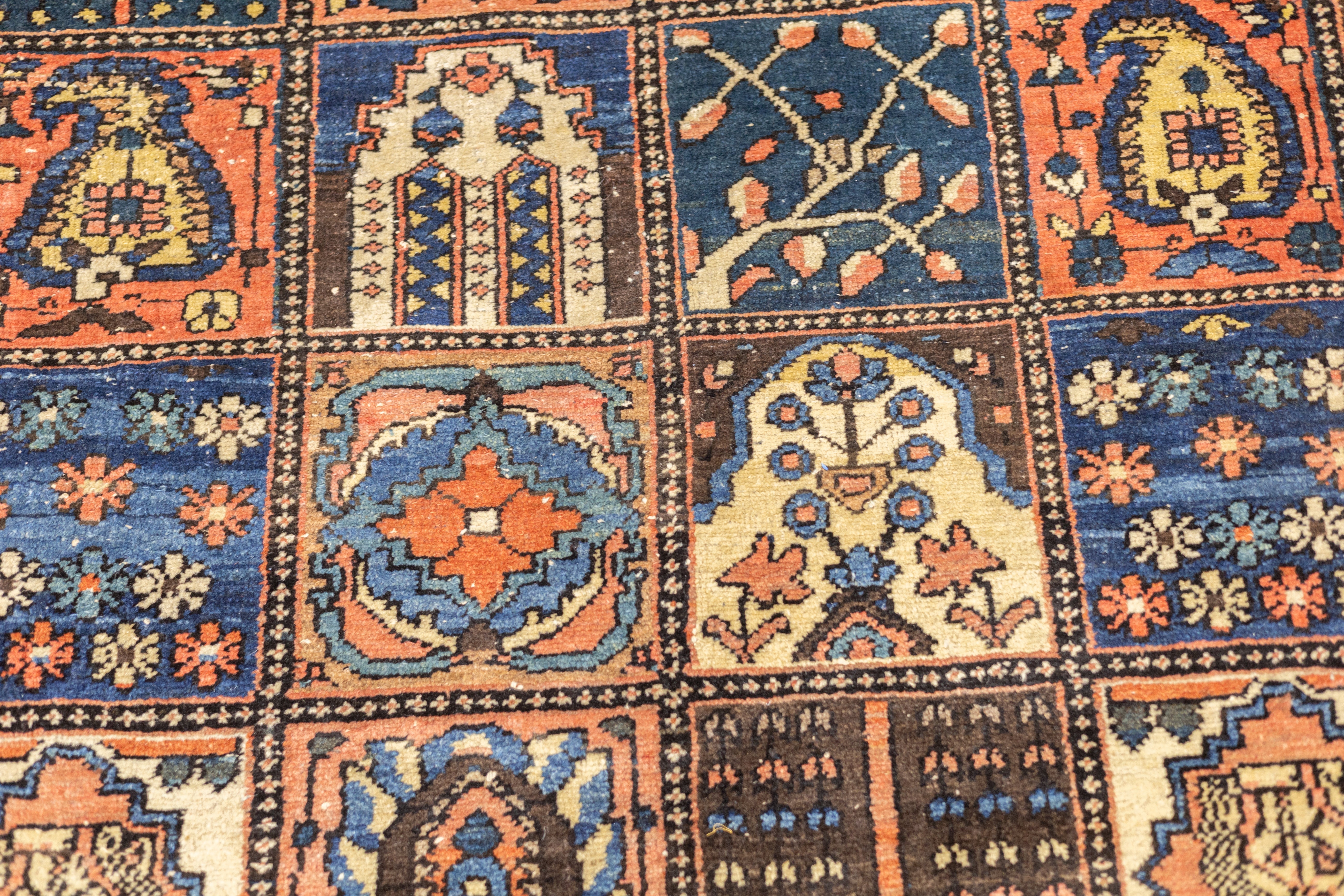 Antique Baktiari Rug 6'11'' x 9'9''