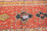Fine Antique  Wool Foundation Lori Hallway Rug 4'7" x 11'4"