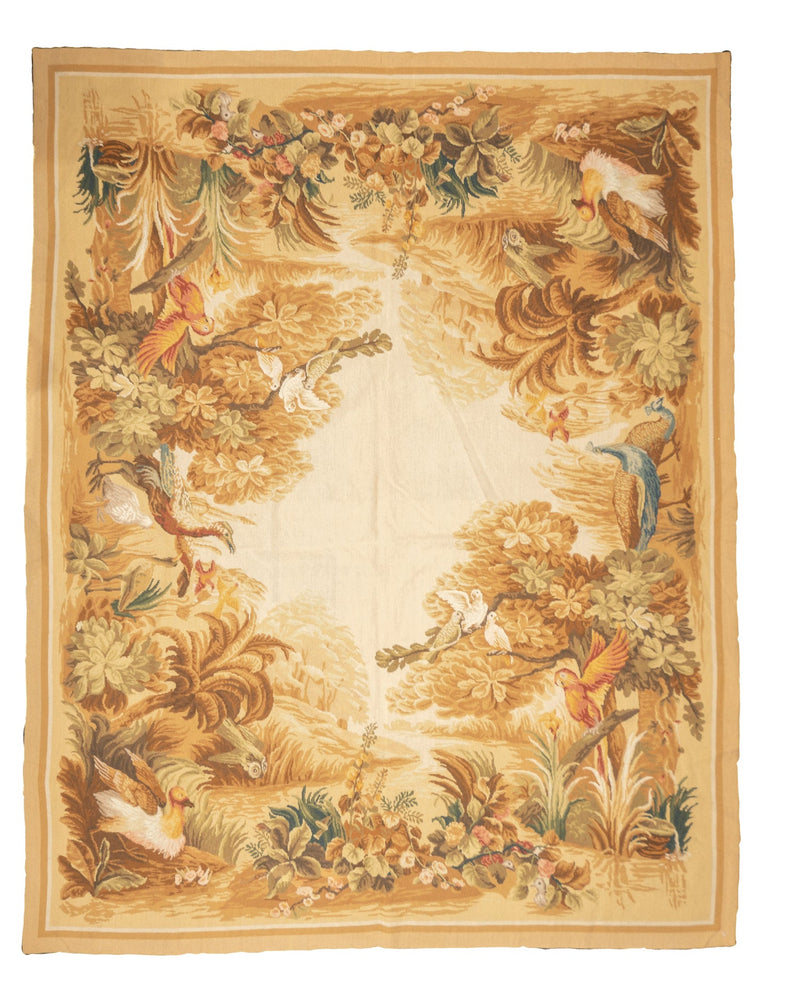 French Aubusson Design Rug 8'0