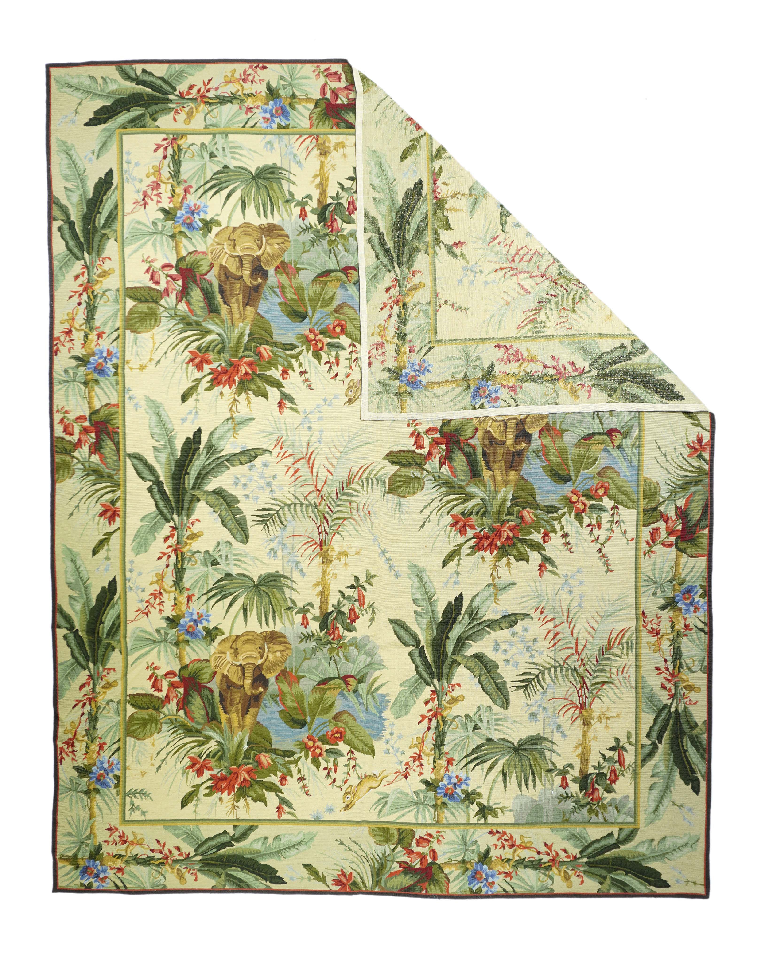French Aubusson Design Rug 8'0" x 10'0"