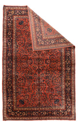 Antique  Kashan Rug 9'0'' x 14'1''