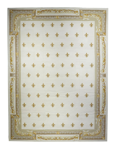 French Aubusson Design Rug 12'0