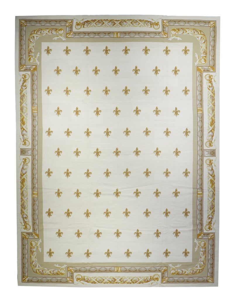French Aubusson Design Rug 12'0