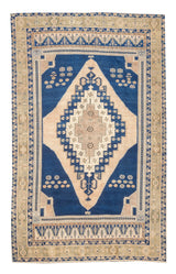 Vintage Turkish Rug 5'8" x 9'1''