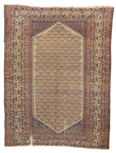 Antique  Malayer Rug 5'0