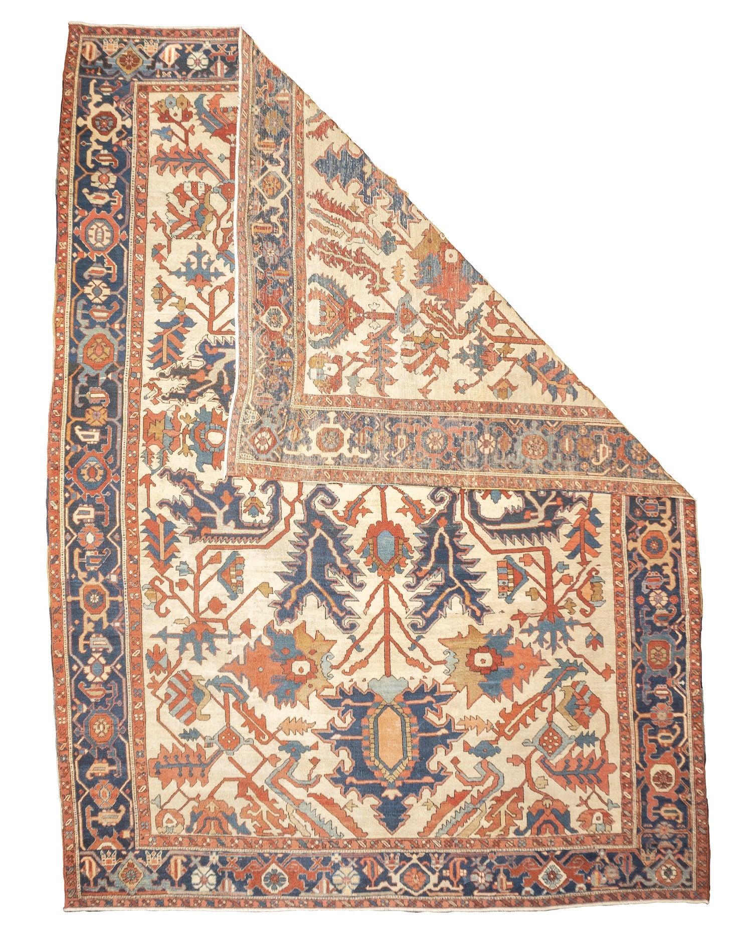Antique  Bakhshayesh 9'8" x 13'